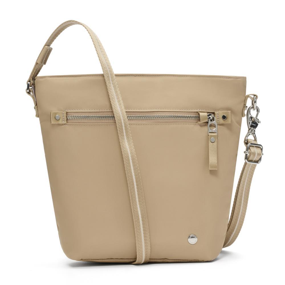 Pacsafe W Taupe Anti-Theft Crossbody