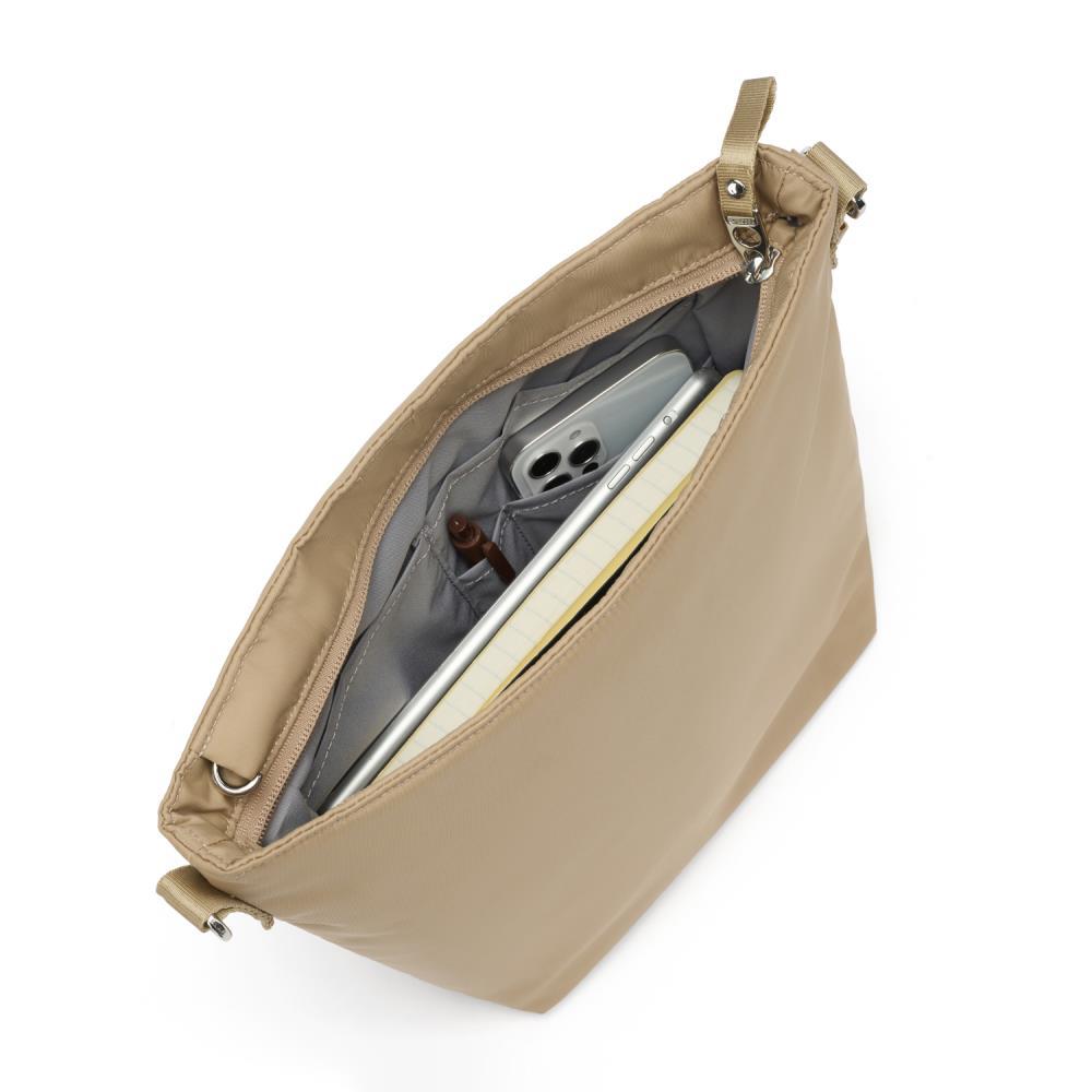 Pacsafe W Taupe Anti-Theft Crossbody