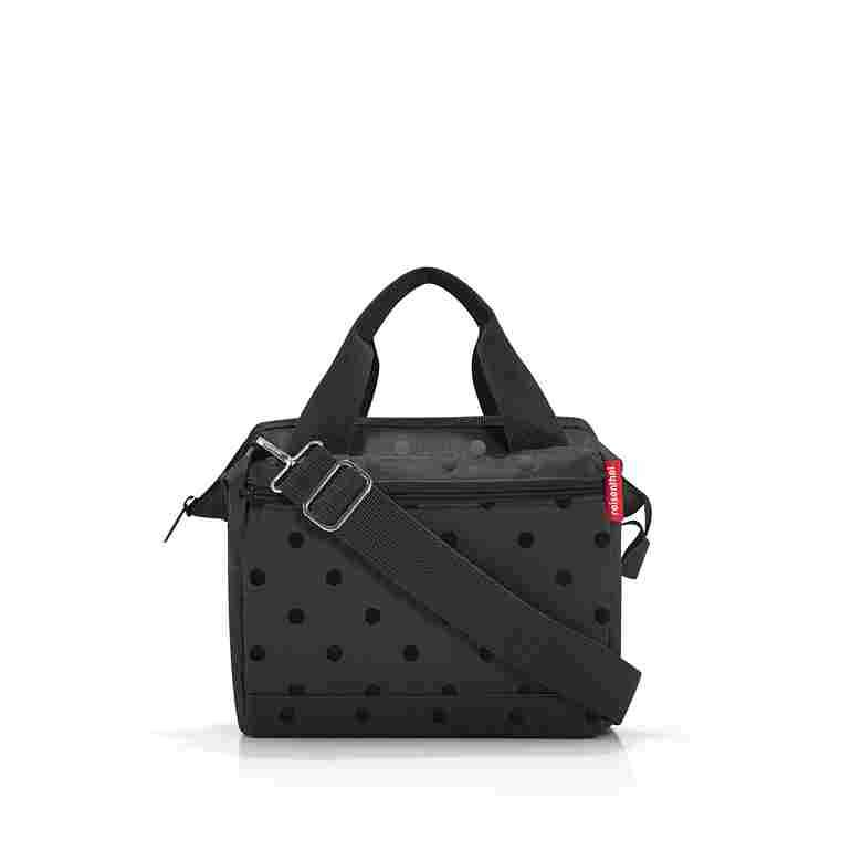 Reisenthel Allrounder Cross Glossy Dots Black Umhängetasche
