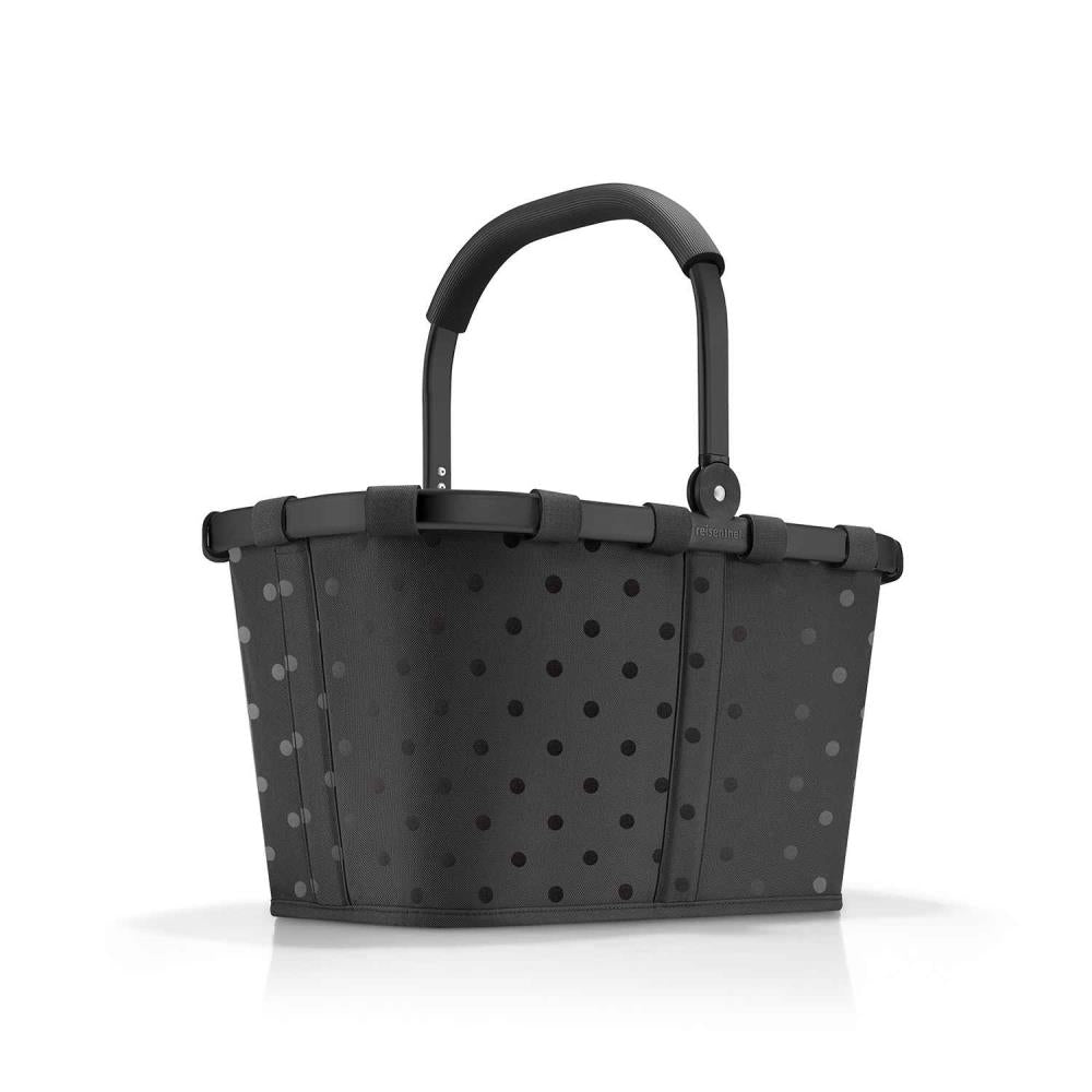 Reisenthel Carrybag Frame Glossy Dots Black Einkaufskorb