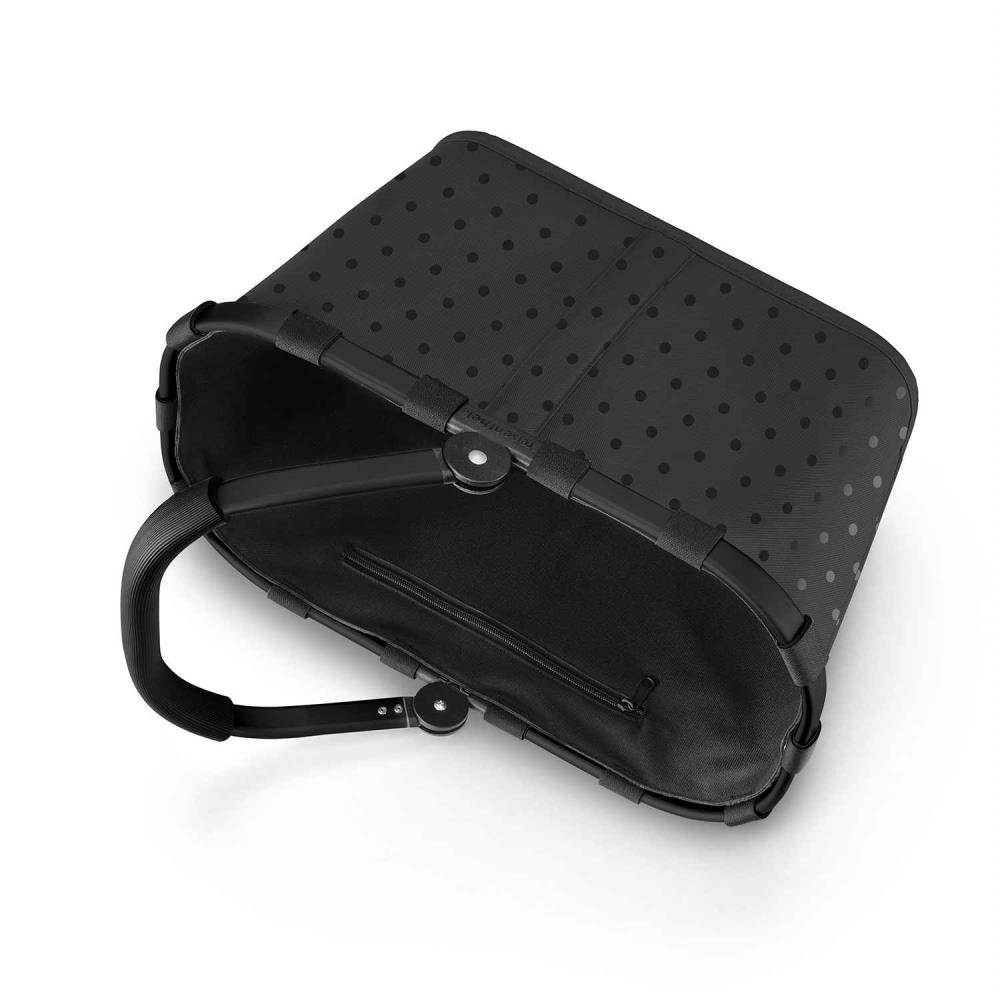 Reisenthel Carrybag Frame Glossy Dots Black Einkaufskorb