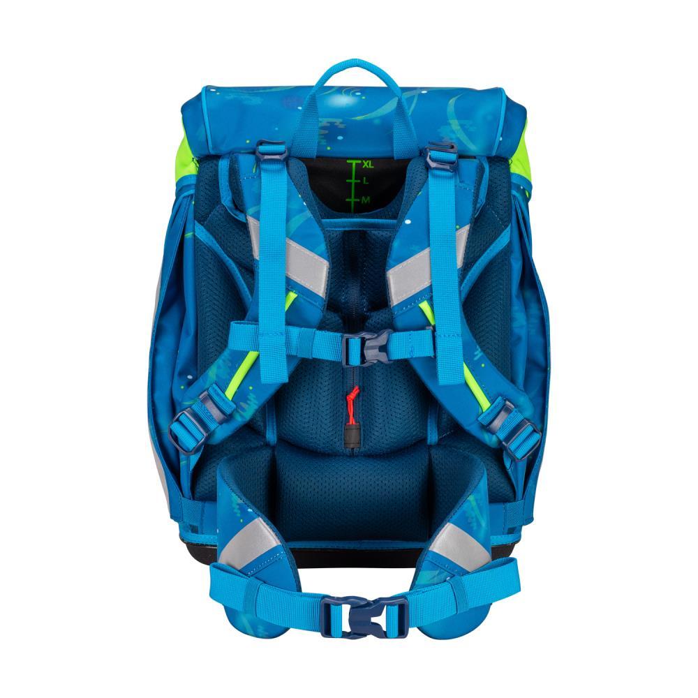 Scout Alpha DIN Deep Sea Schulrucksack Set 4tlg.