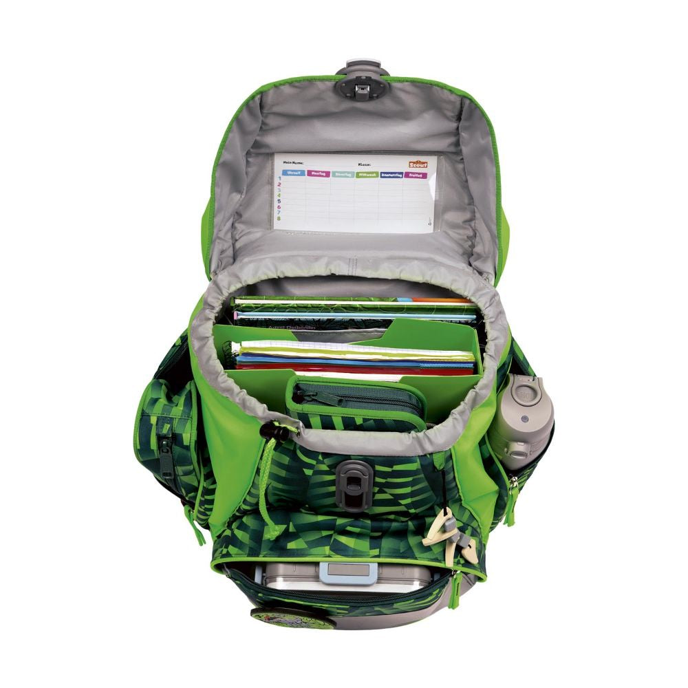 Scout Alpha Danger Dino Schulrucksack Set 4tlg.