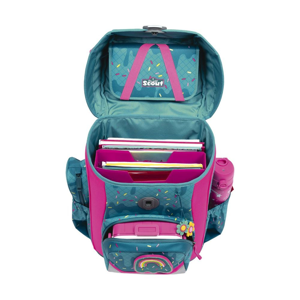 Scout Neo Happy Confetti Schulranzen Set 4tlg.