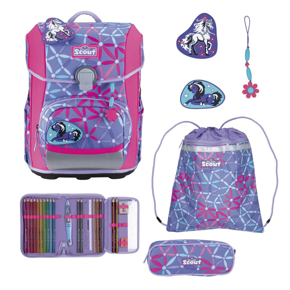 Scout Neo Pony Love Schulranzen Set 4tlg.