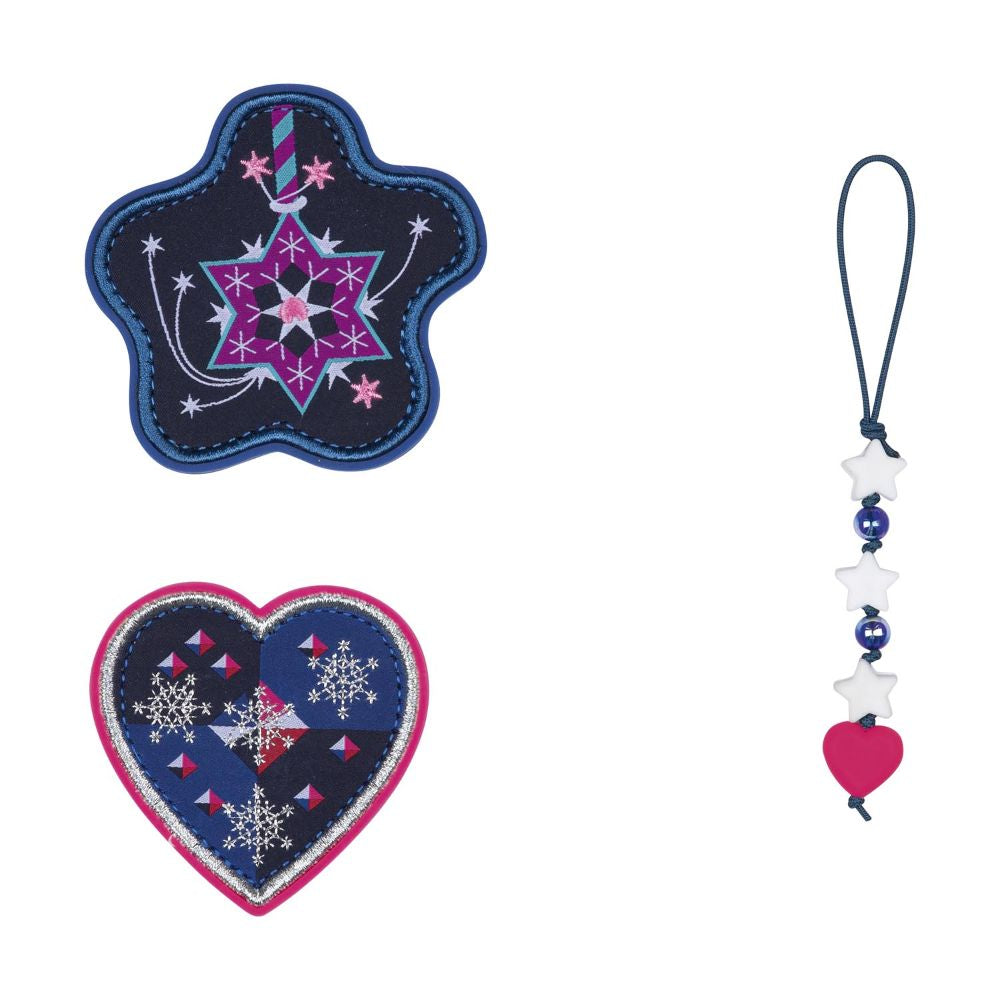 Scout Exklusiv LED Neo Sparkling Dream Schulranzen Set 4tlg.