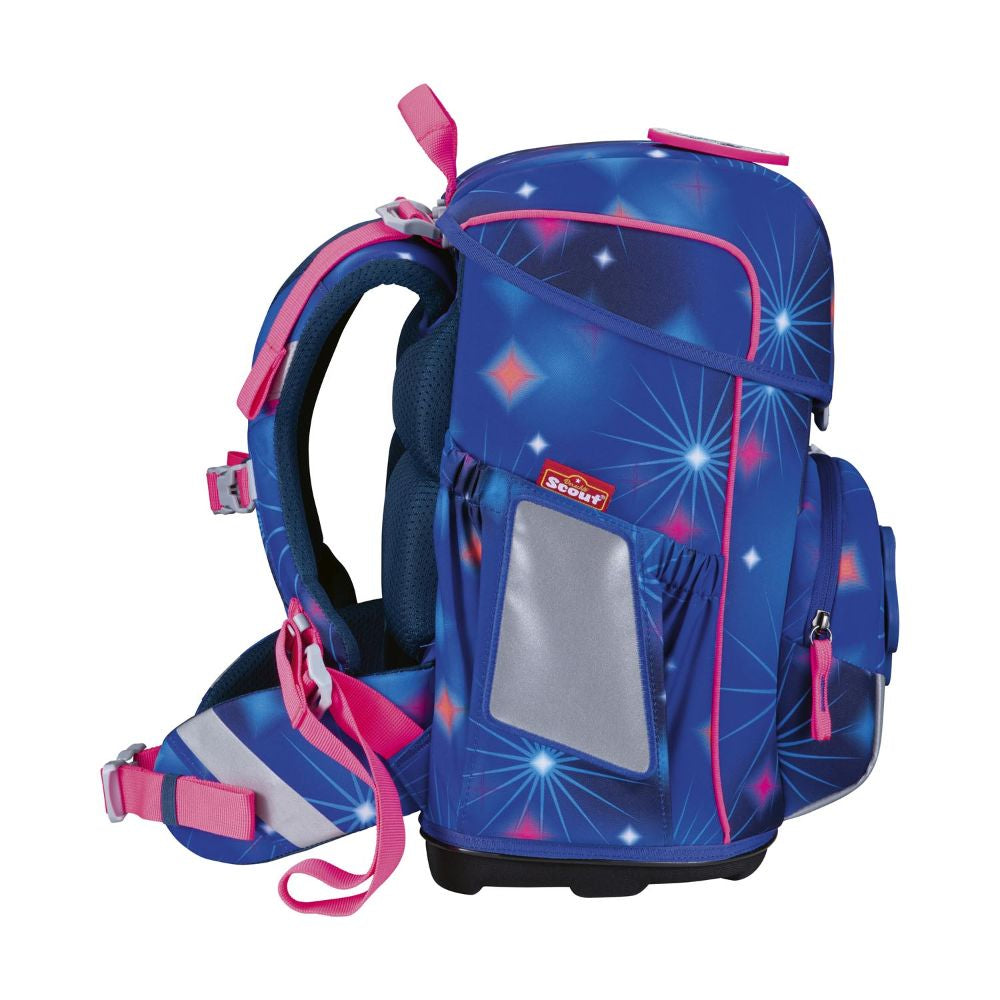 Scout Exklusiv LED Neo Sparkling Dream Schulranzen Set 4tlg.