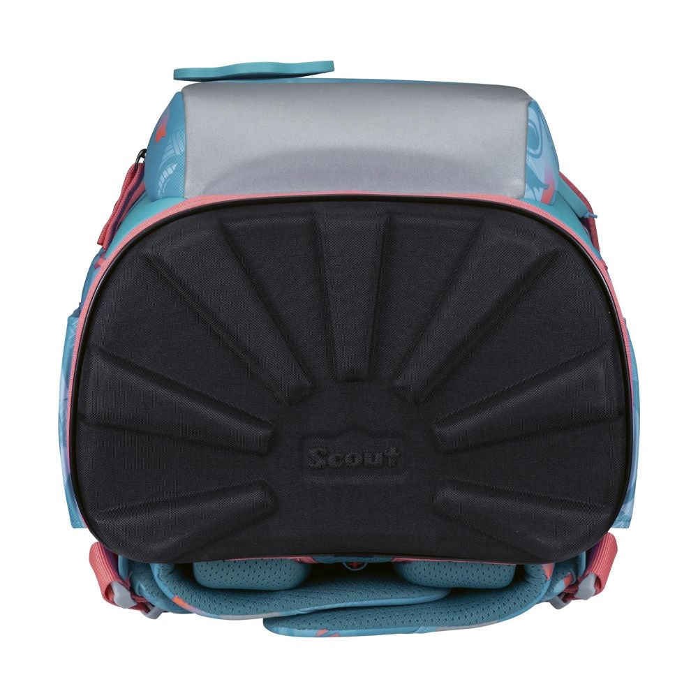 Scout Exklusiv Neo Safety Light Aloha Schulranzen Set 4tlg.