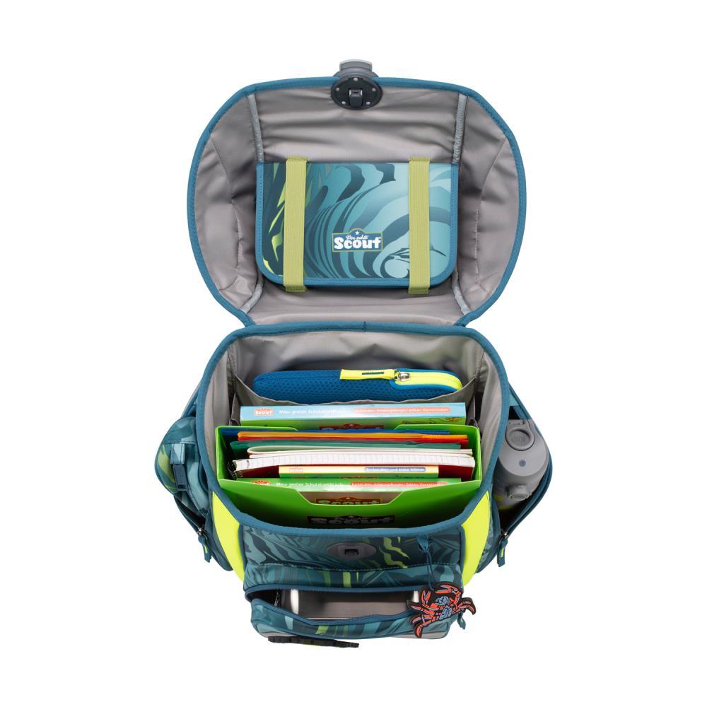 Scout Genius DIN Action Schulranzen Set 4tlg.