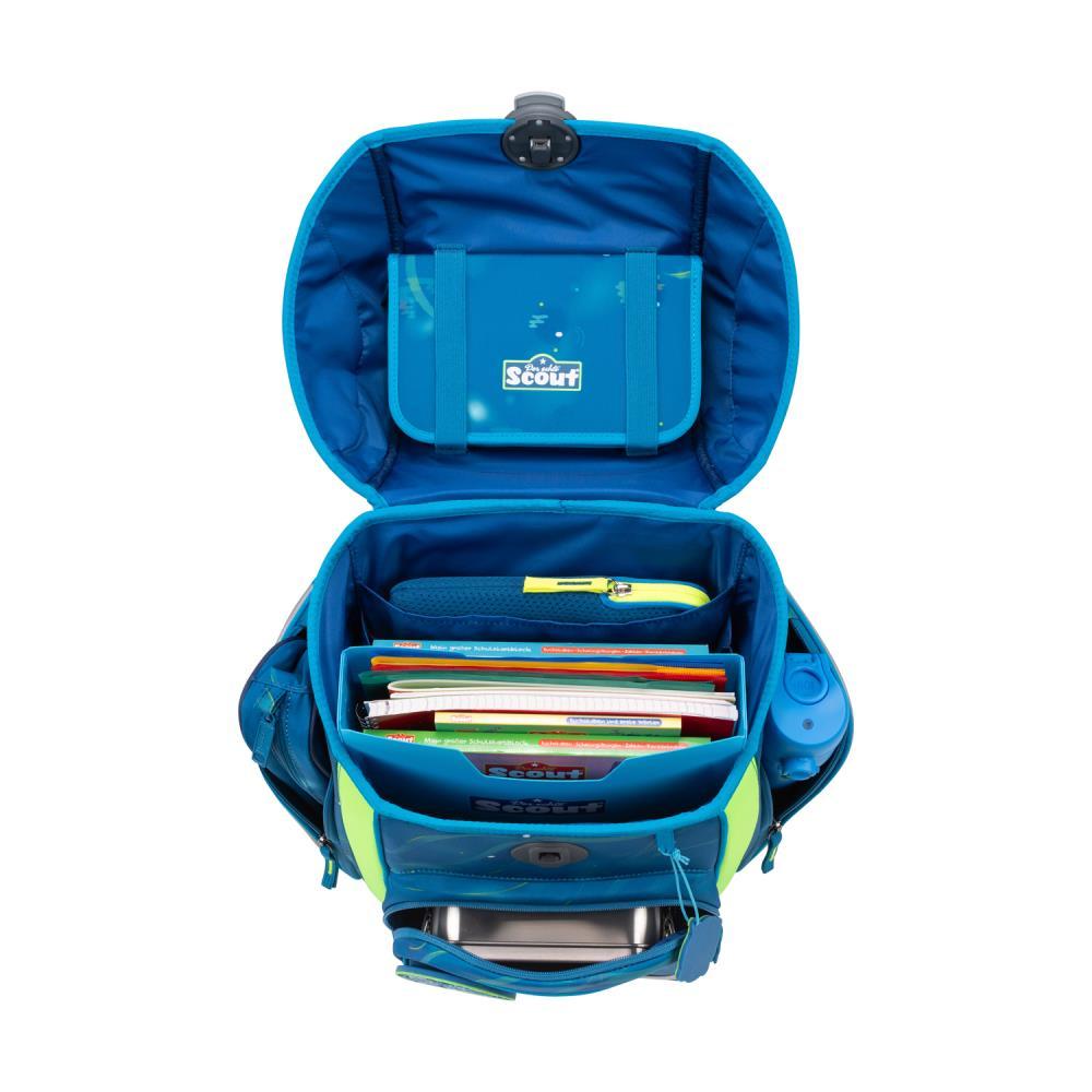 Scout Genius DIN Deep Sea Schulranzen Set 4tlg.