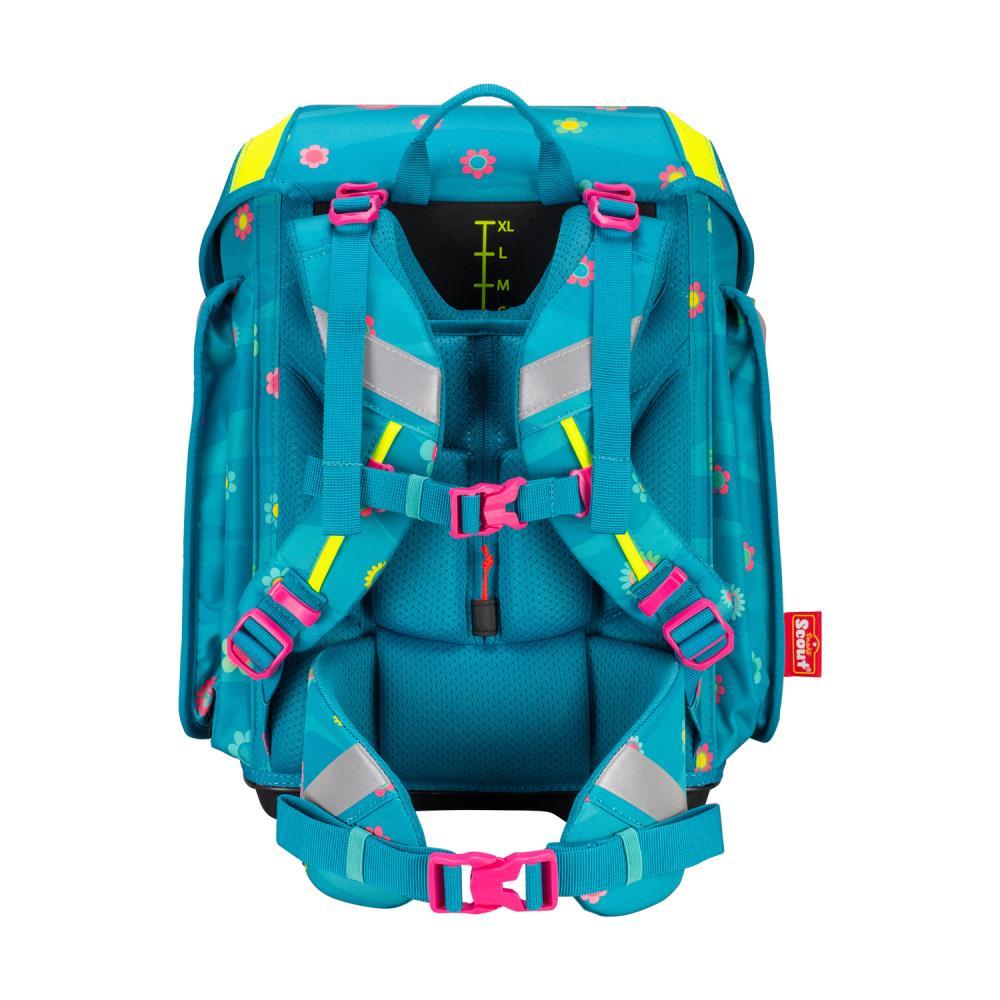 Scout Genius DIN Little Flowers Schulranzen Set 4tlg.