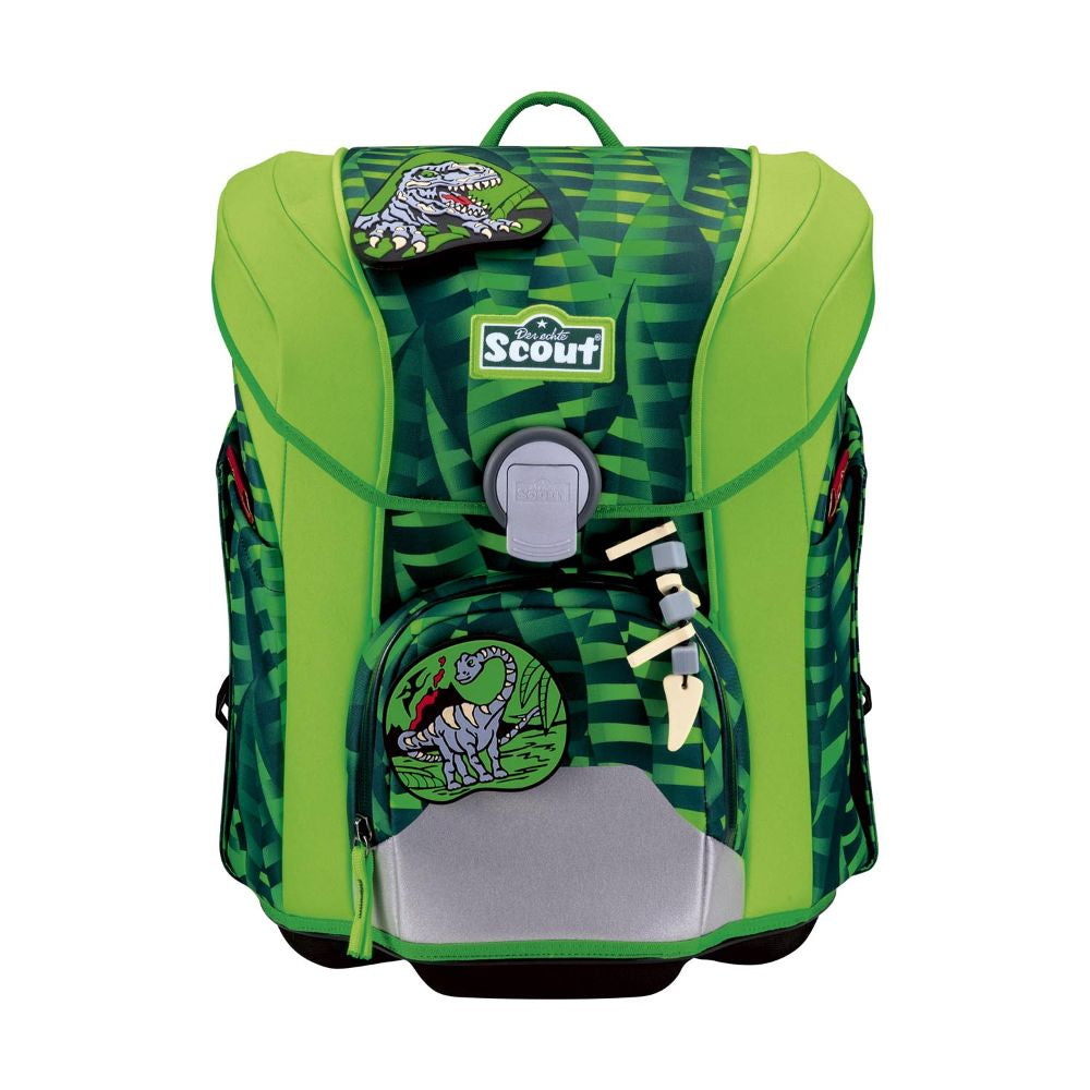 Scout Micro Danger Dino Schulranzen Set 4tlg.