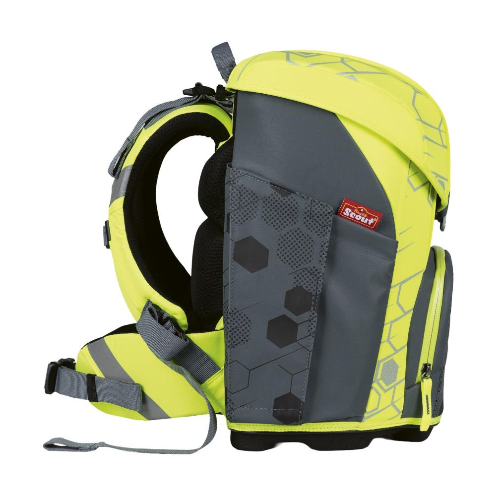 Scout Exklusive Superflash Extreme Micro Soccer Star Schulranzen Set 4tlg.