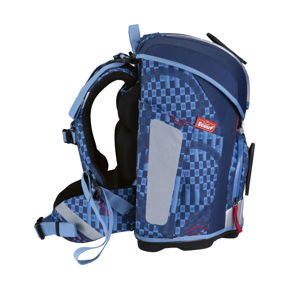 Scout Exlusiv Micro Safety Light Space Explorer Schulranzen Set 4tlg.