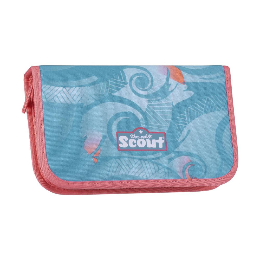 Scout Exklusiv Neo Safety Light Aloha Schulranzen Set 4tlg.