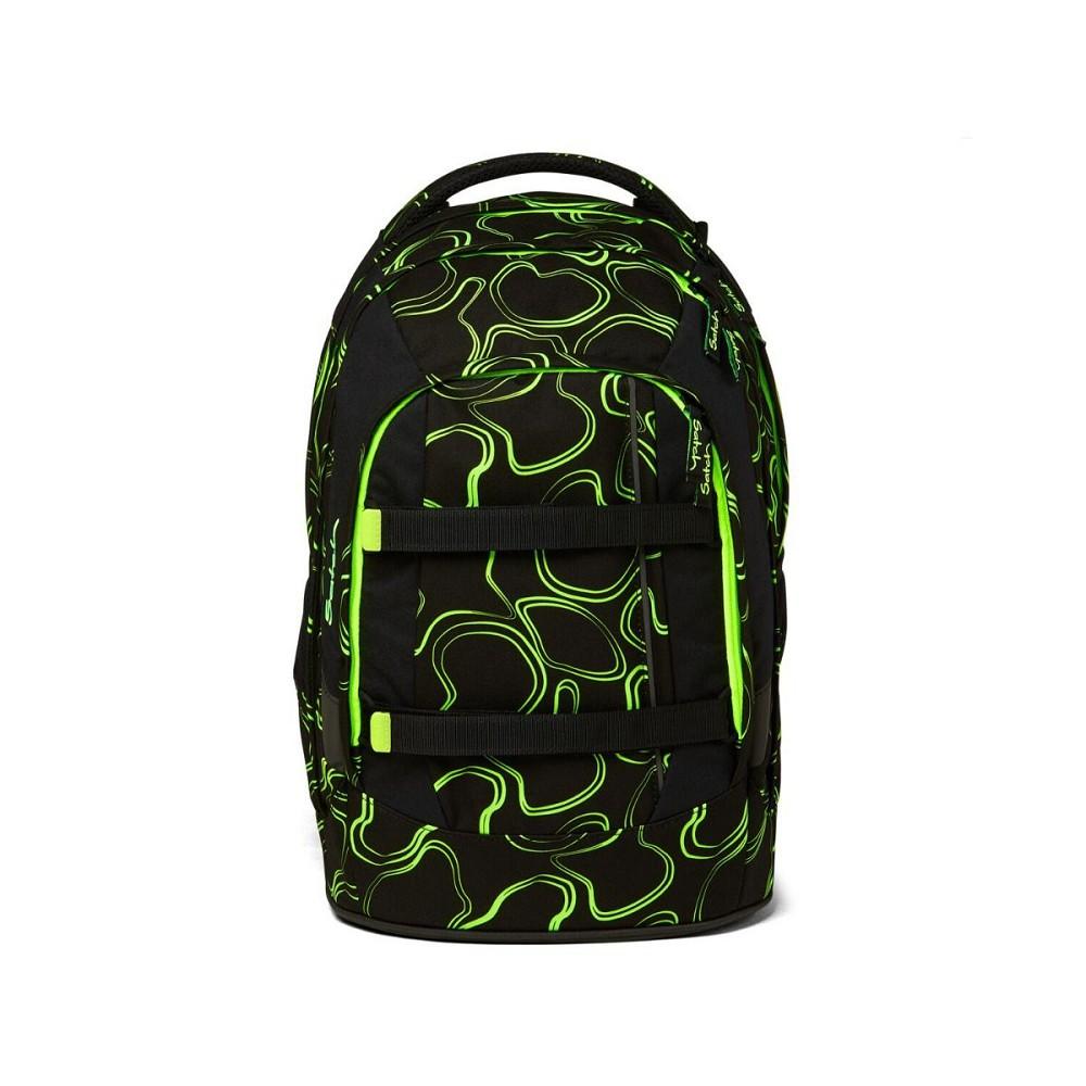 Satch Pack Green Supreme Kollektor Edition Schulrucksack Set 7tlg.