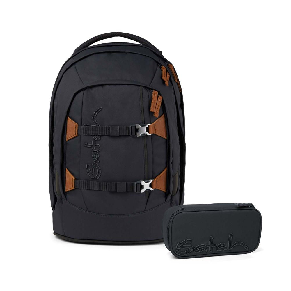 Satch Pack Nordic Grey Skandi Edition Schulrucksack Set 2tlg.