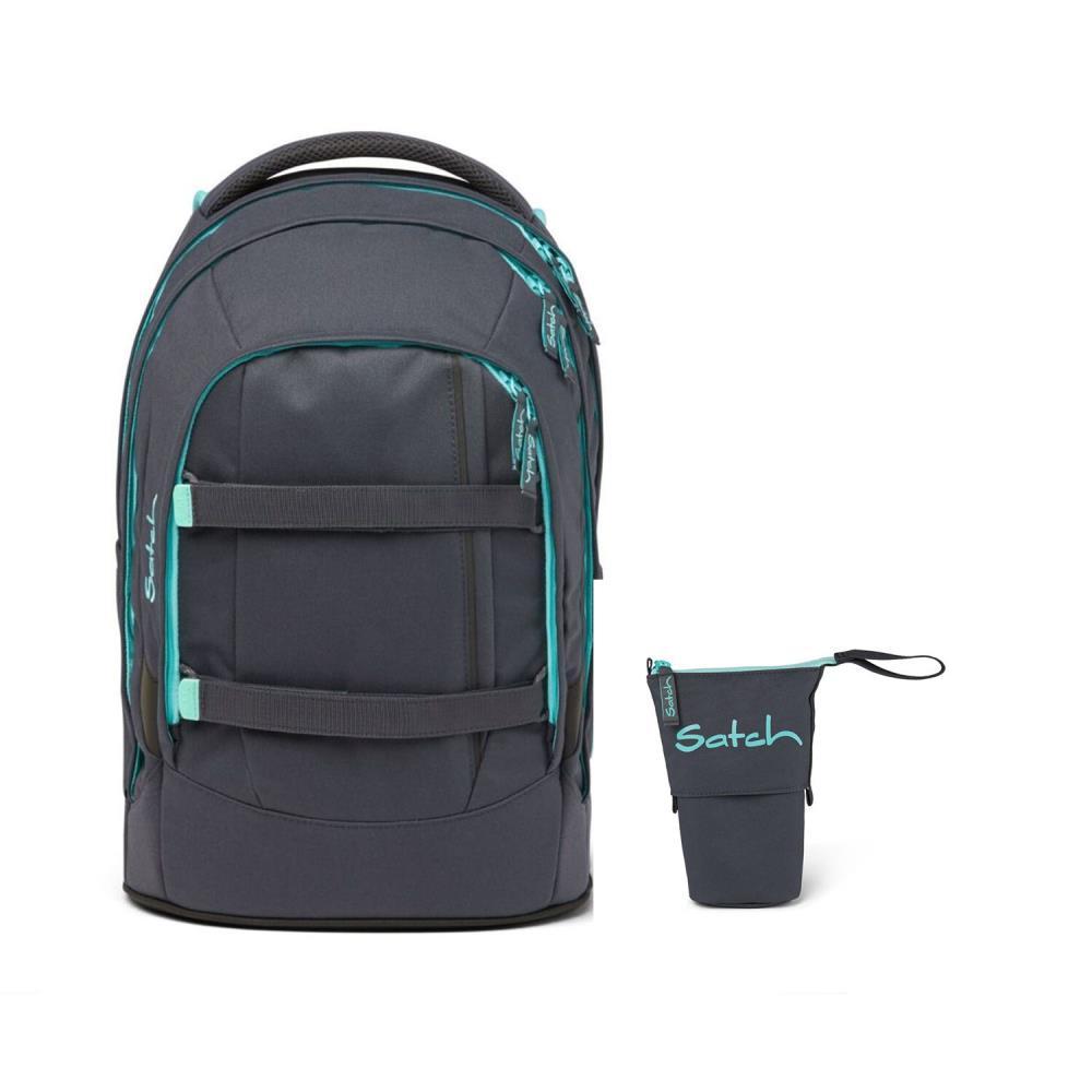 Satch Pack Mint Phantom Schulrucksack Set 2tlg.
