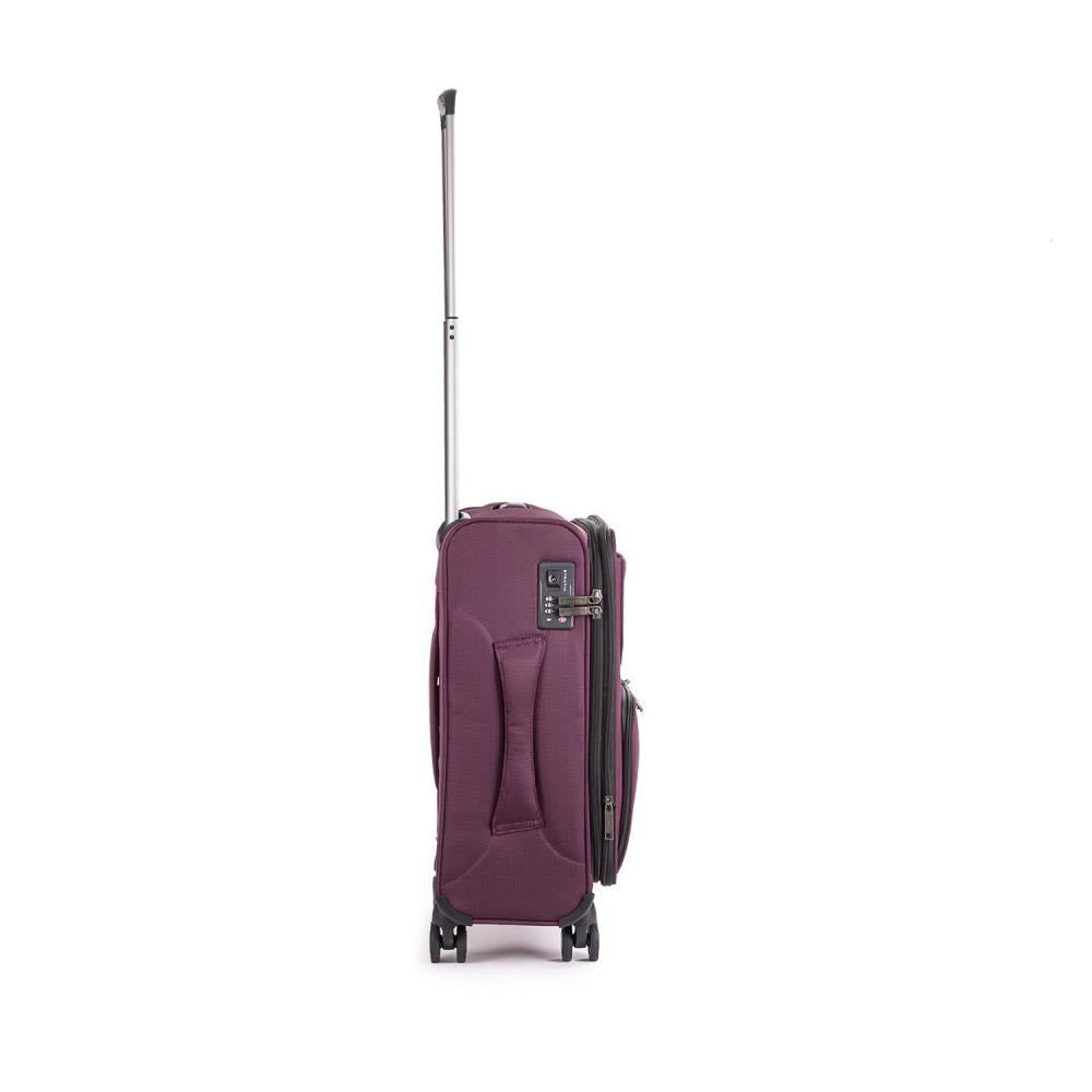 Stratic Bendigo Light + Aubergine 4-Rollen Trolley S 55cm
