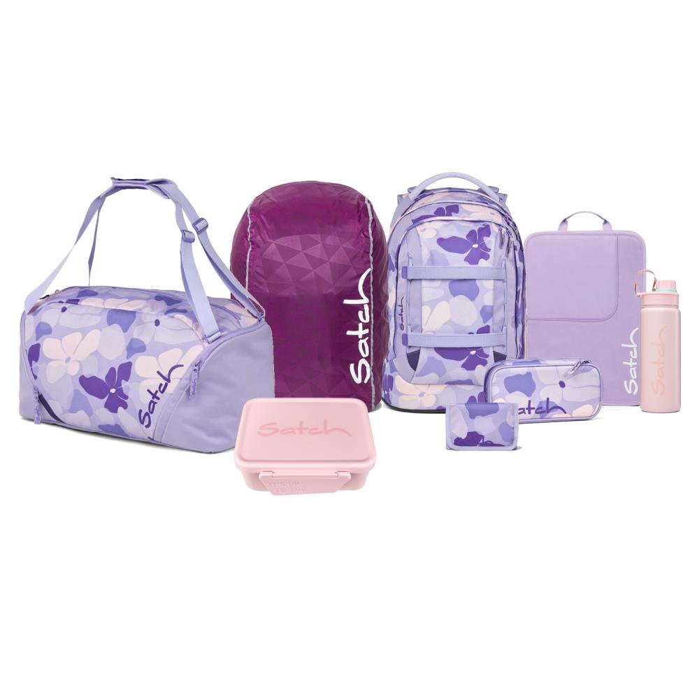 Satch Pack Lilac Blossom Kollektor Edition Schulrucksack Set 8tlg.