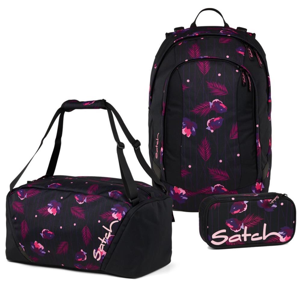 Satch Air Mystic Nights Schulrucksack Set 3tlg.