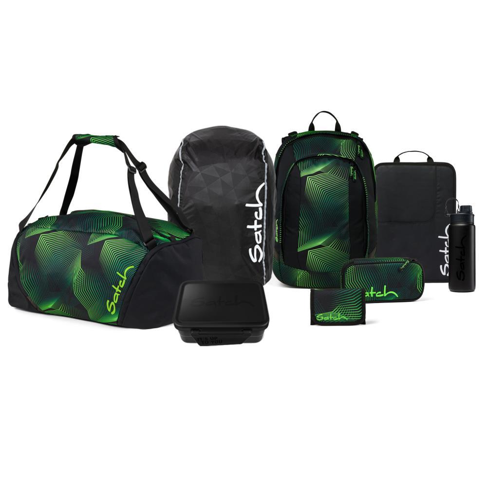 Satch Air Seismic Green Kollektor Edition Schulrucksack Set 8tlg.