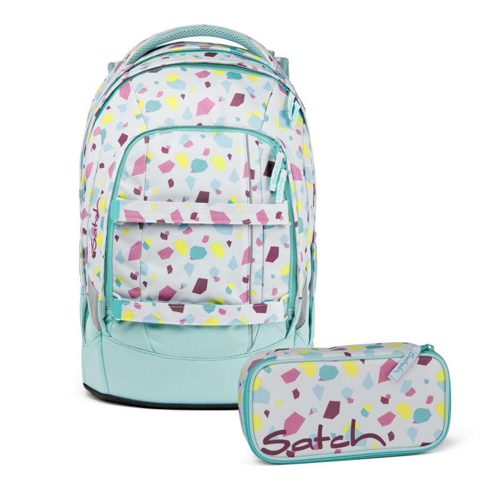 Satch Pack Dreamy Mosaic Schulrucksack Set 2tlg.