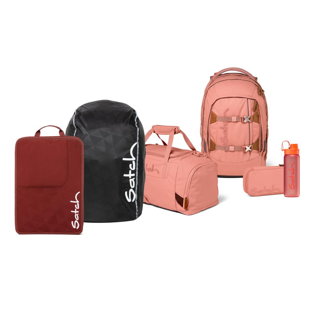 Satch Pack Nordic Coral Skandi Kollektor Edition Schulrucksack Set 6tlg.