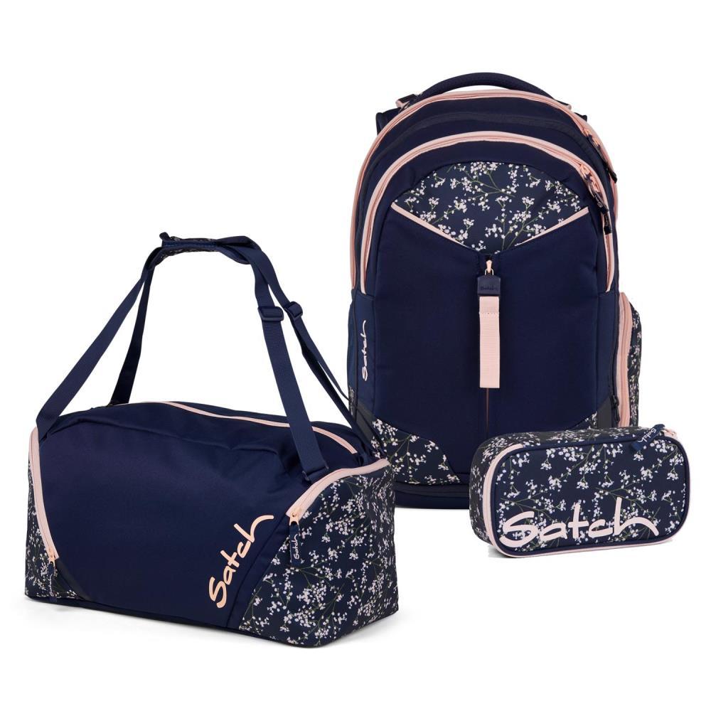 Satch Match Bloomy Breeze Schulrucksack Set 3tlg.