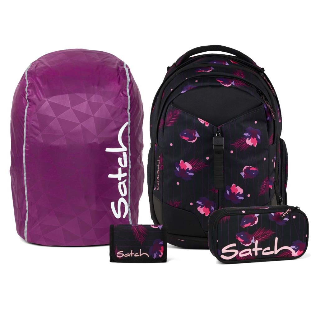 Satch Match Mystic Nights Streetwalk Edition Schulrucksack Set 4tlg.