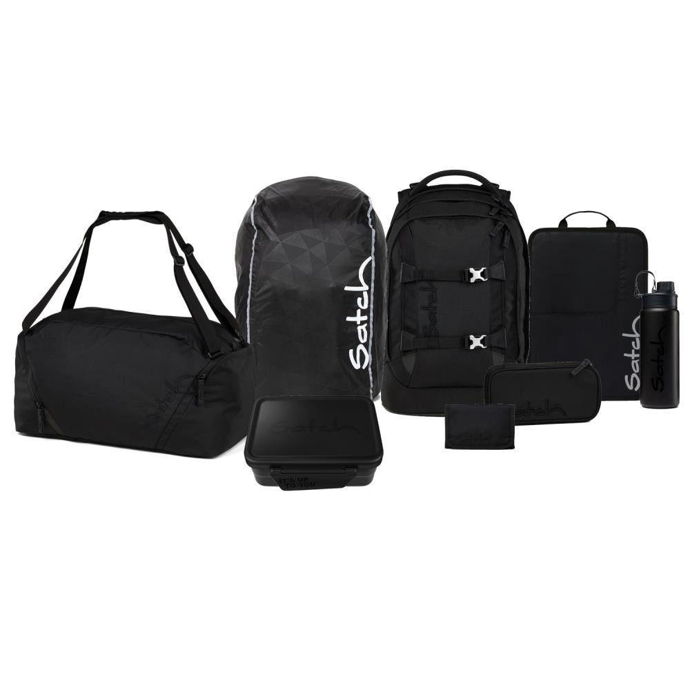 Satch Pack Nordic Black Skandi Kollektor Edition Schulrucksack Set 8tlg.