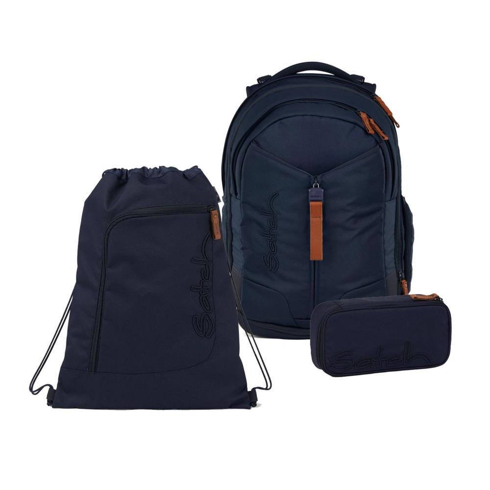 Satch Match Nordic Blue Skandi Edition Schulrucksack 3tlg.