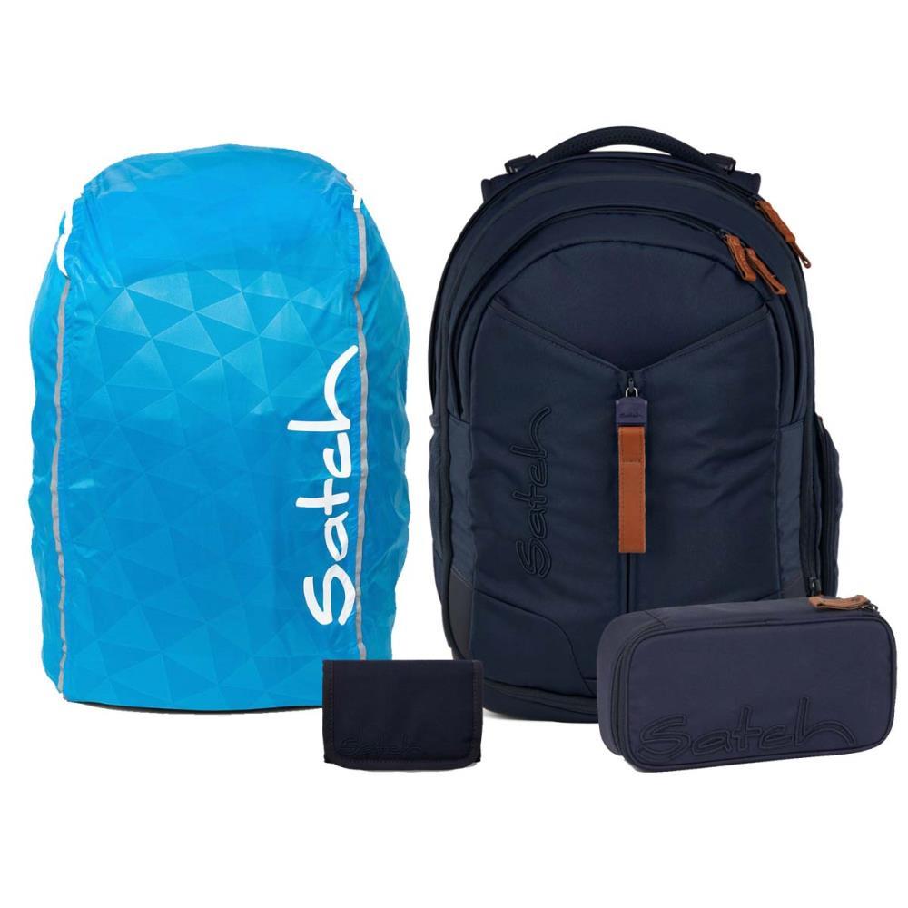 Satch Match Nordic Blue Skandi Streetwalk Edition Schulrucksack Set 4tlg.