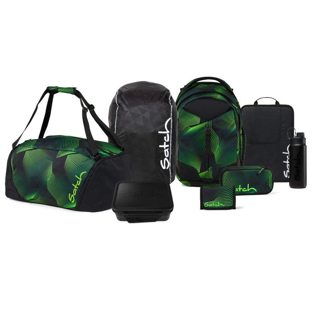 Satch Match Seismic Green Kollektor Edition Schulrucksack Set 8tlg.