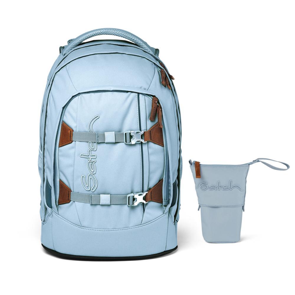 Satch Pack Nordic Ice Blue Skandi Edition Schulrucksack Set 2tlg.
