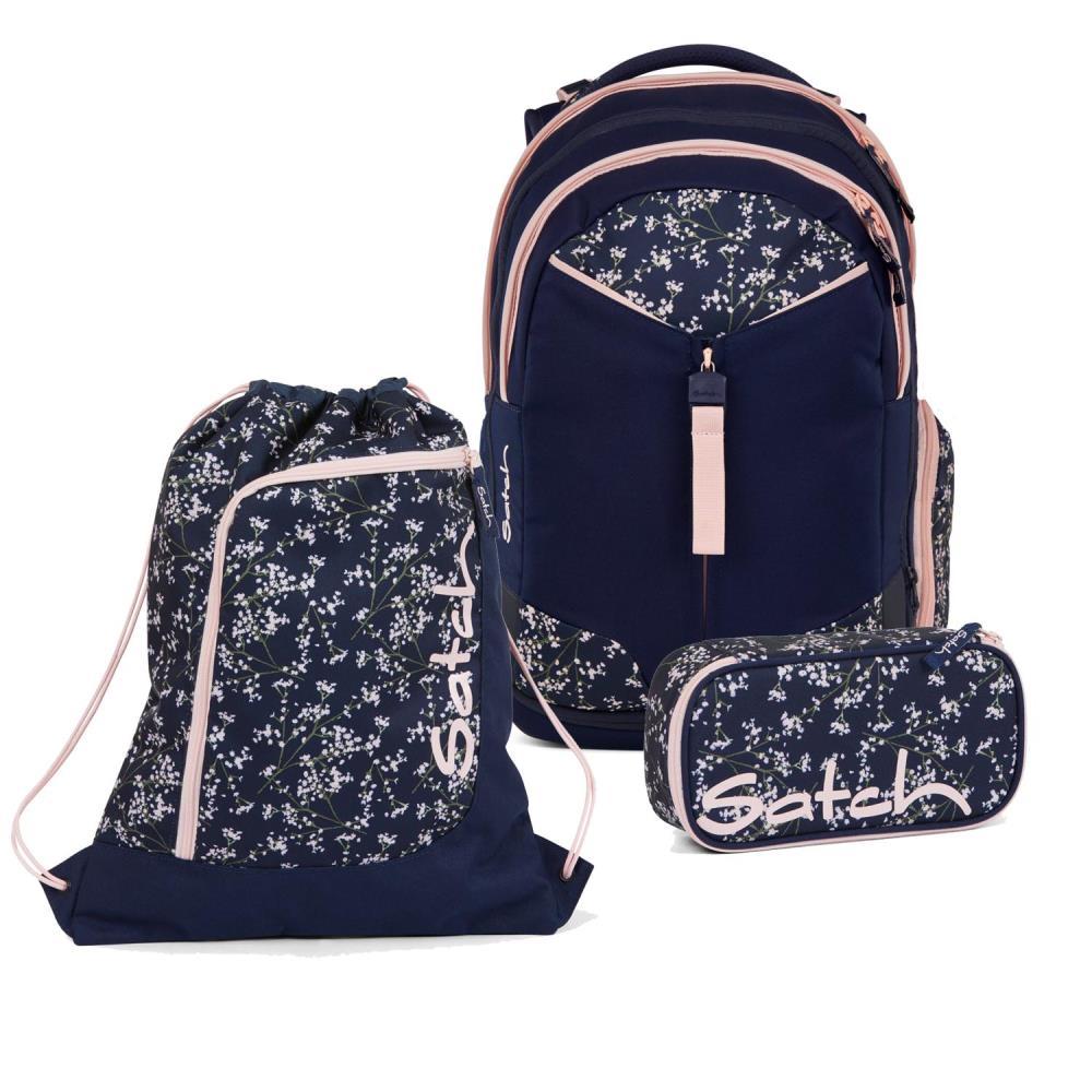 Satch Match Bloomy Breeze Schulrucksack Set 3tlg.