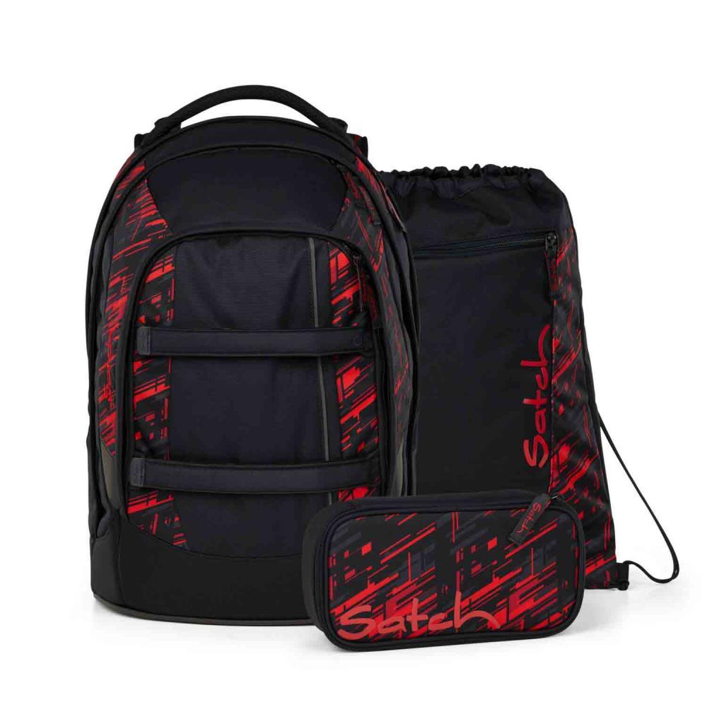 Satch Pack Night Rider Midnight Edition Schulrucksack Set 3tlg.