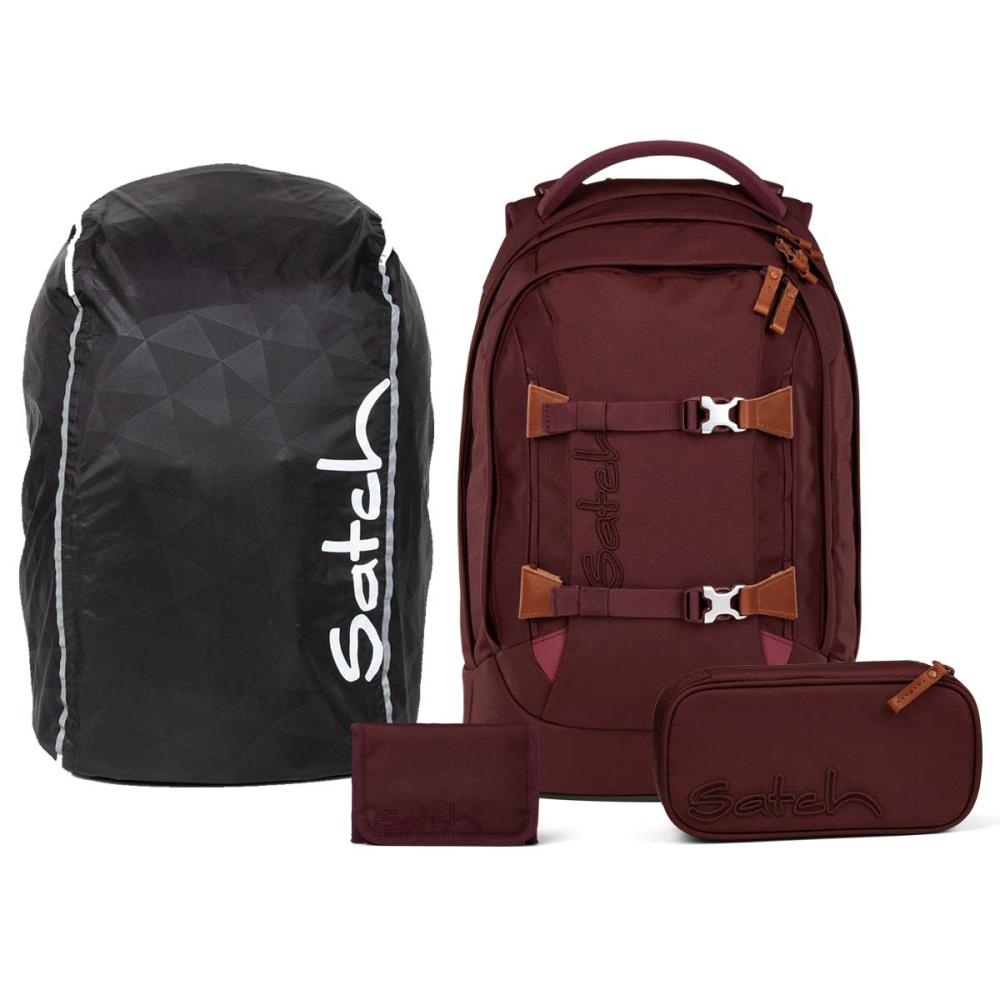 Satch Pack Nordic Ruby Skandi Streetwalk Edition Schulrucksack Set 4tlg.