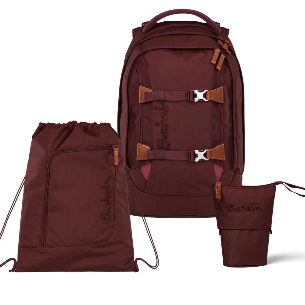 Satch Pack Nordic Ruby Skandi Pencil Slider Light Edition Schulrucksack Set 3tlg.