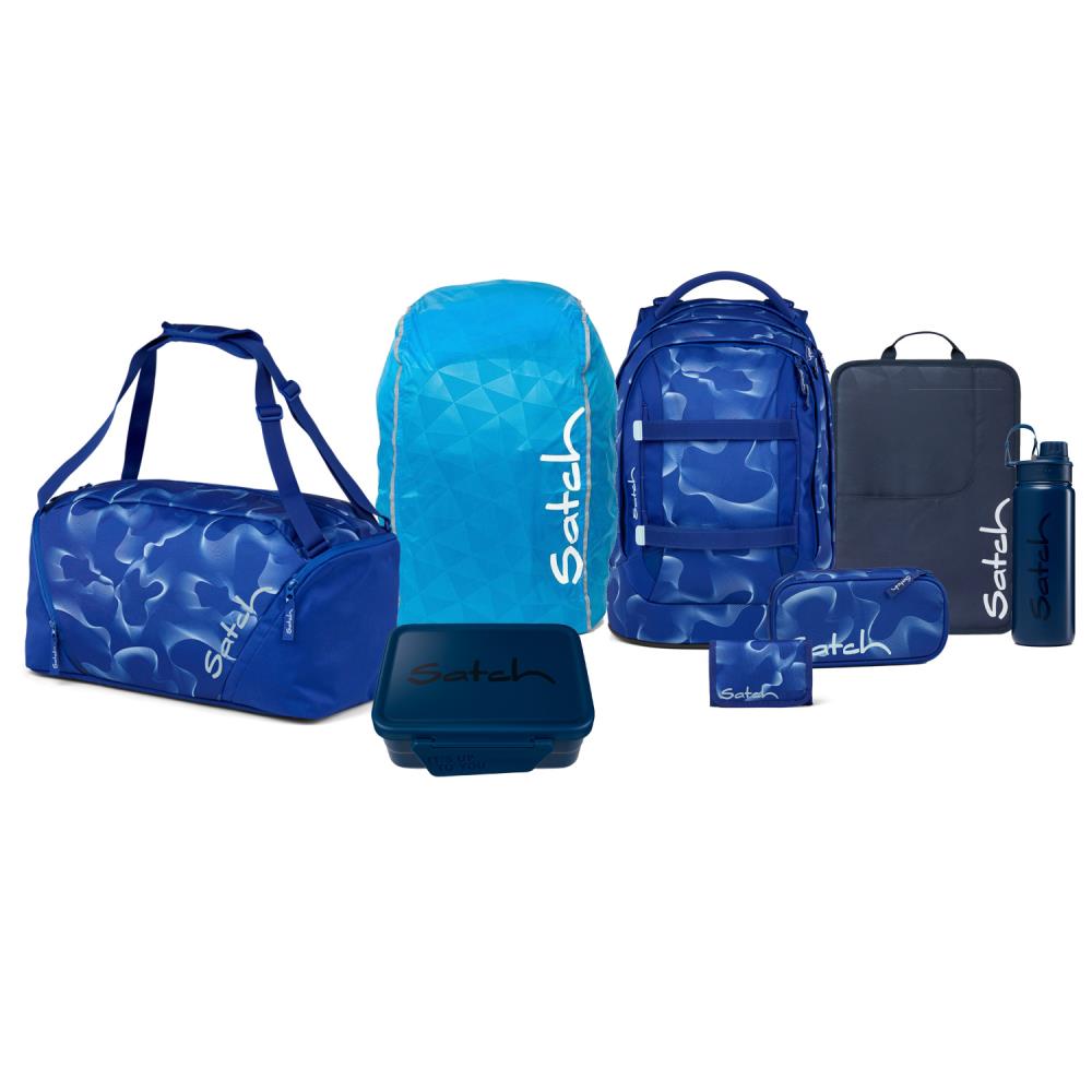 Satch Pack Vibrant Blue Kollektor Edition Schulrucksack Set 8tlg.