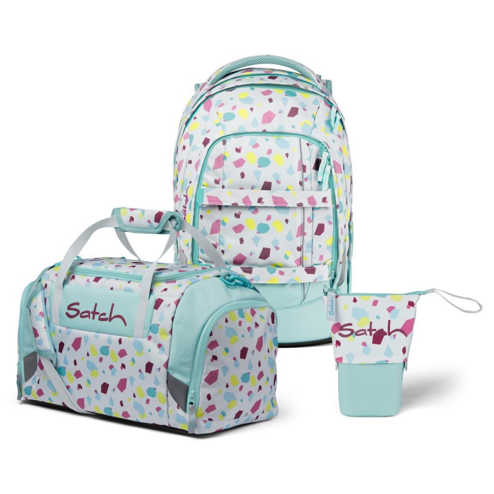 Satch Pack Dreamy Mosaic Pencil Slider Edition Schulrucksack Set 3tlg.