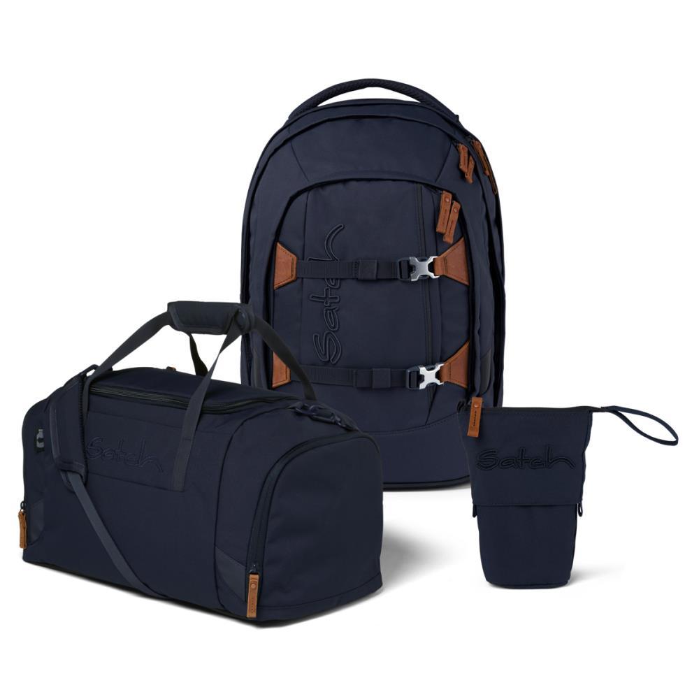 Satch Pack Nordic Blue Pencil Slider Edition Schulrucksack Set 3tlg.