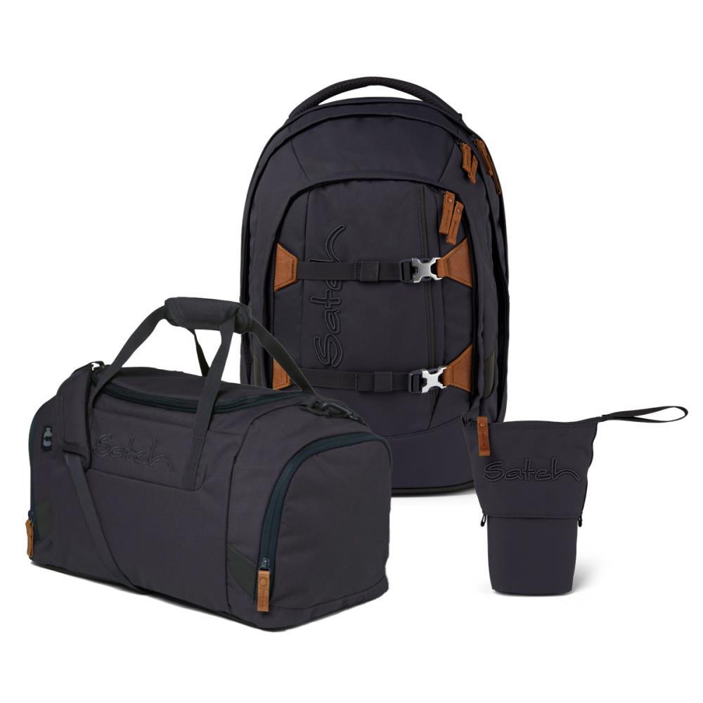 Satch Pack Nordic Grey Pencil Slider Edition Schulrucksack Set 3tlg.