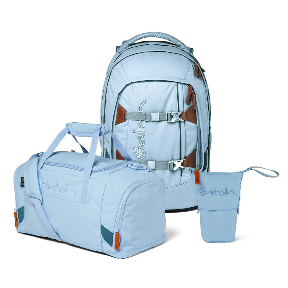 Satch Pack Nordic Ice Blue Pencil Slider Edition Schulrucksack Set 3tlg.
