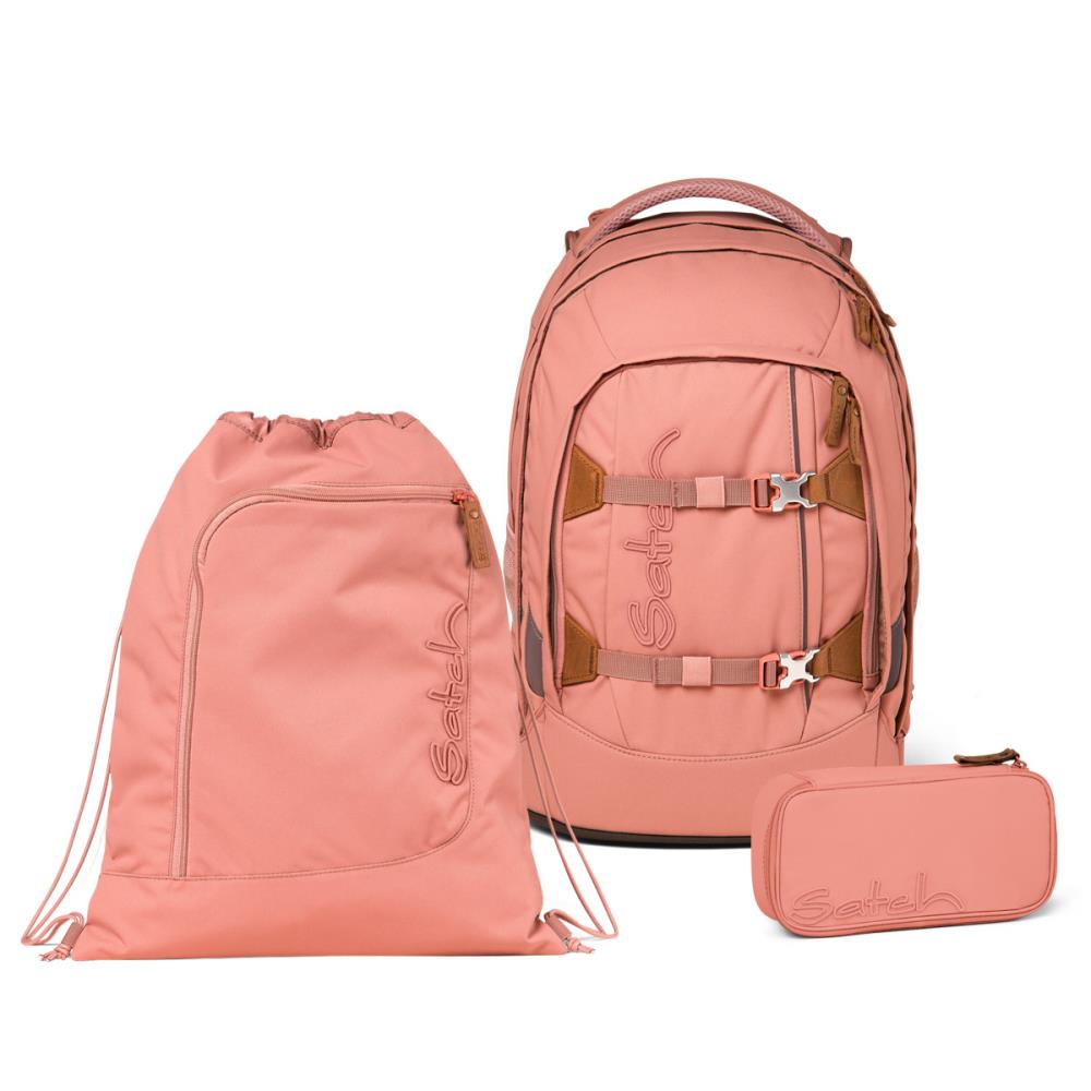 Satch Pack Nordic Coral Skandi Edition Schulrucksack Set 3tlg.