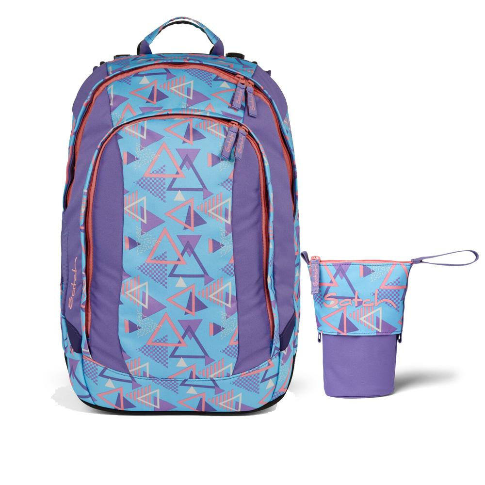 Satch Air 80s Dance Schulrucksack Set 2tlg.