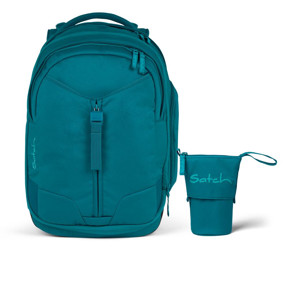 Satch Match Deep Petrol Schulrucksack Set 2tlg.