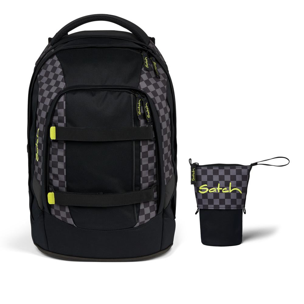 Satch Pack Dark Skate Schulrucksack Set 2tlg.