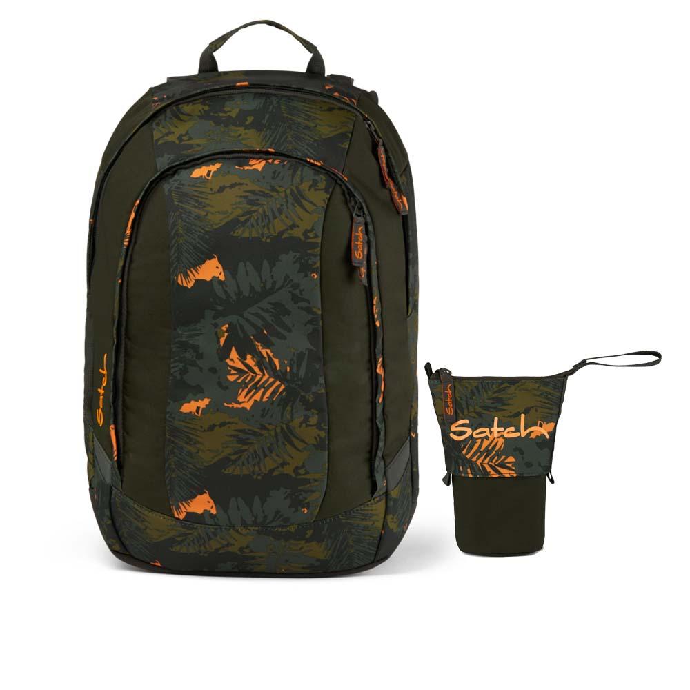 Satch Air Jurassic Jungle Schulrucksack Set 2tlg.