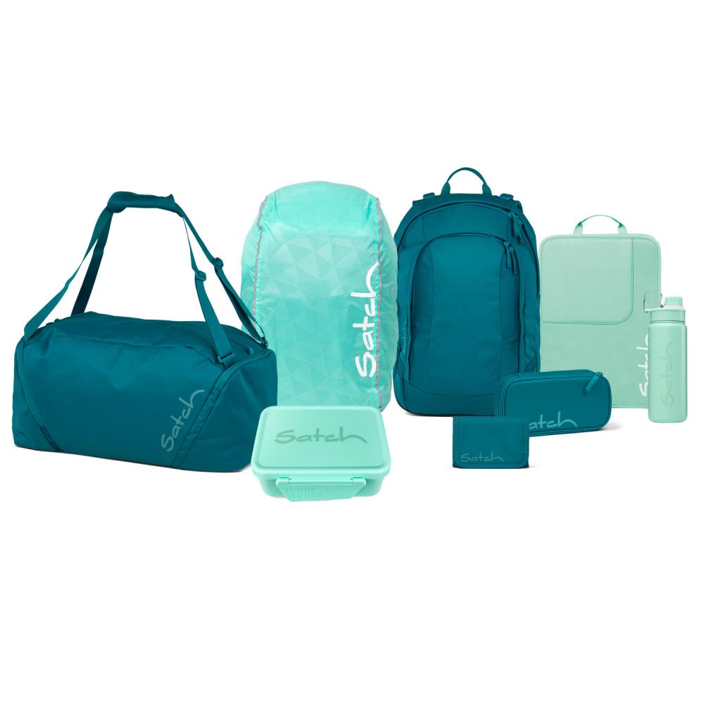 Satch Air Deep Petrol Kollektor Edition Schulrucksack Set 8tlg.